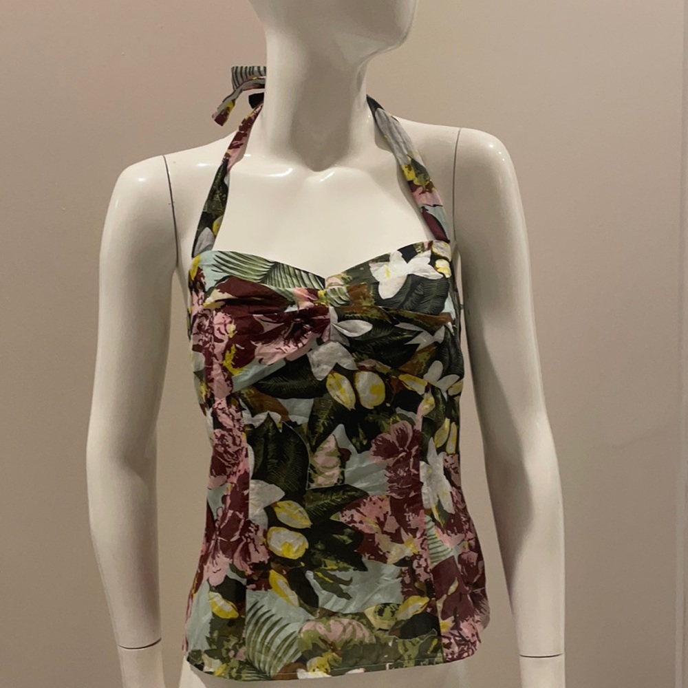 Floral CAbi Halter Top